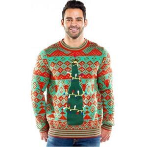 Tipsy Elves Bottle Opener Sweater Men's Sz. M